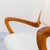 Restored 1950s Brown Saltman Solid Mahogany Dining Chairs in Edelman Leather For Sale - Image 9 of 18