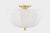 Traditional Mitzi Meshelle 13.5 in. 1 Light Flush Mount in Aged Brass Finish For Sale - Image 3 of 8