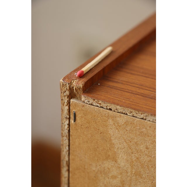 Brown Small Scandinavian Chest of Drawers in Teak, 1960 For Sale - Image 8 of 15