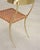 Pair of Brass Leather Strap Klismos Chairs by Sylvan S. F. For Sale In Sacramento - Image 6 of 18
