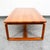 Mid Century Danish Modern Coffee Table Solid Teak Kd Denmark Large Wide Planked For Sale - Image 12 of 12