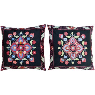 Mid 20th Century Boho-Chic Pillows- S/2 For Sale