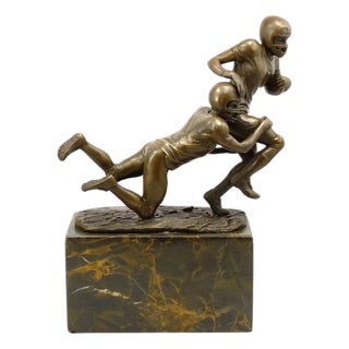 Bronze Statue of Football Player For Sale