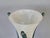 Italian Vintage Seguso Vetri D' Arte Murano Scavo Vase and Verdigris Bronze Stand For Sale - Image 3 of 5