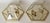 Hexagonal Gold-Plated Flush Mount or Wall Lamp with Faceted Glass, Italy, 1980s For Sale - Image 9 of 18