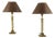 Brass Table Lamps, Germany, 1980s, Set of 2 For Sale