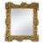 Regency-Style Rectangular Hand-Carved Giltwood Mirror For Sale