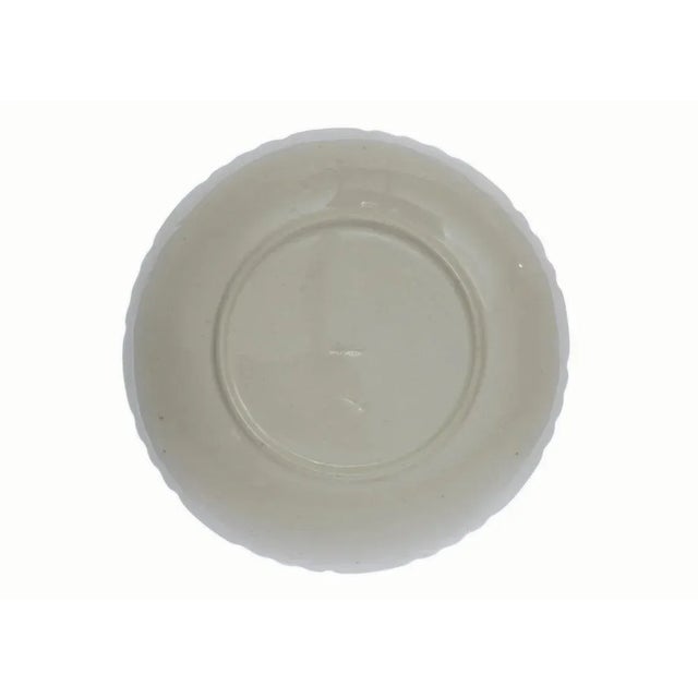 Antique Minton Cabinet Plates Tortoiseshell Glaze Botanical Dishes - A Pair For Sale - Image 9 of 10