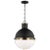 Transitional Thomas O'Brien By Visual Comfort Studio Hanks 1-Light Medium Pendant in Midnight Black For Sale - Image 3 of 4
