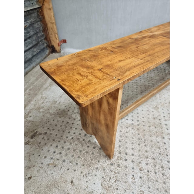 Wooden Side Table or Bench, 1950s For Sale - Image 11 of 18
