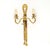 Antique Brass Wall Sconces, 1950, Set of 4 For Sale - Image 9 of 12