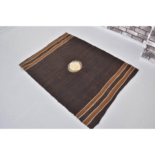 Handmade wool carpet in Turkish Anatolia , Vintage Oushak Rug,Turkish Vintage Anatolian Rug, Handmade wool Rug . One Of...