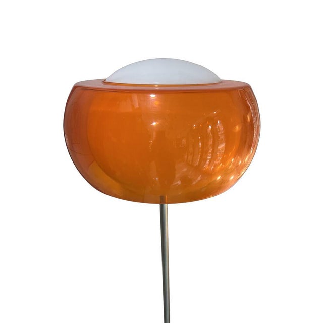 O-Ring Murano Glass Floor Lamp by Mazzega For Sale - Image 4 of 7