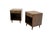 Pair Johnson One Drawer Espresso Mid Century Modern Walnut Night Stand End Table For Sale - Image 6 of 8
