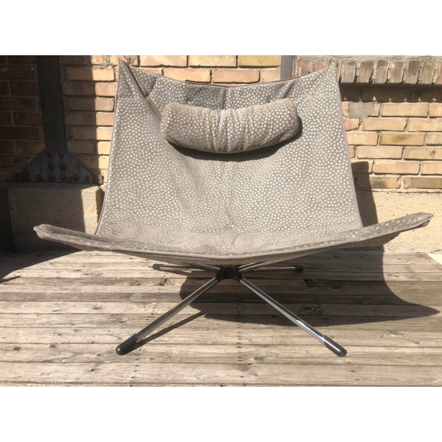 Loung Chair by Salvati & Tresoldi for Saporiti Italia, in Very Good conditions. Designed 1980 to 1989 This piece has an...