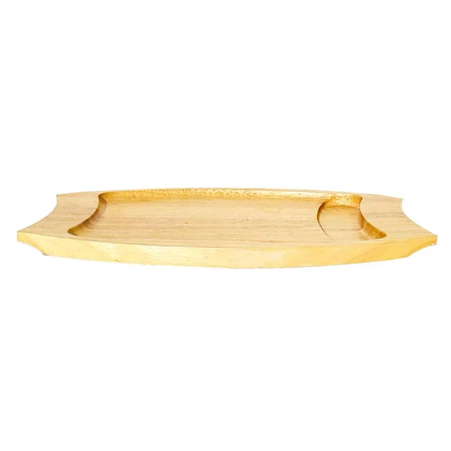Mid-Century Modern Late 20th Century Dansk Beech Wood Cheese and Snack Tray For Sale - Image 3 of 8