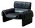 DS-2011 Black Leather Lounge Chair from De Sede, Switzerland, 1980s For Sale
