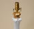 The Marbro Lamp Company Mid 20th Century Hollywood Regency Mid-Century White and Gilt Table Lamp Marbro For Sale - Image 4 of 4