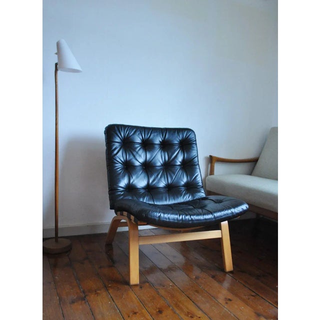 Danish Modern Leather Lounge Chair from Farstrup Møbler, 1970s For Sale - Image 3 of 7