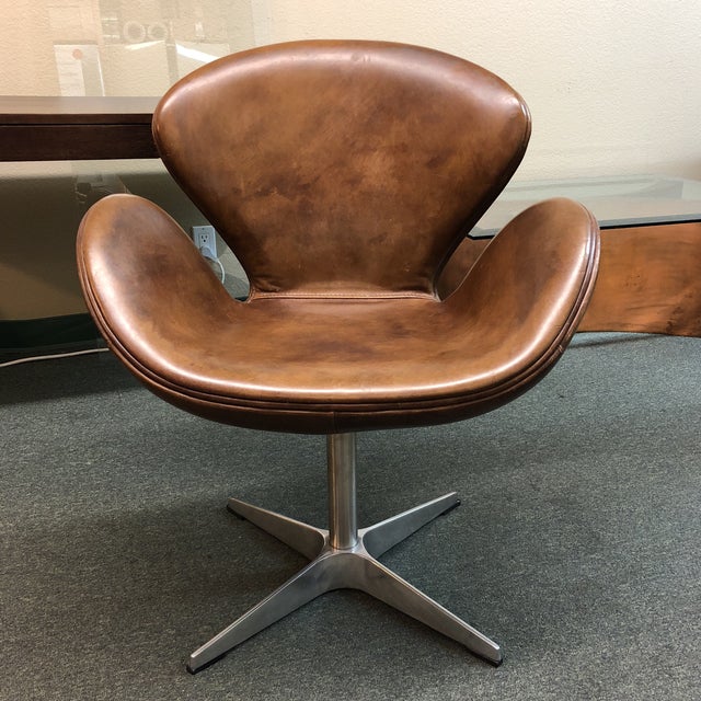 Restoration Hardware Devon Leather Lounge Chair Chairish