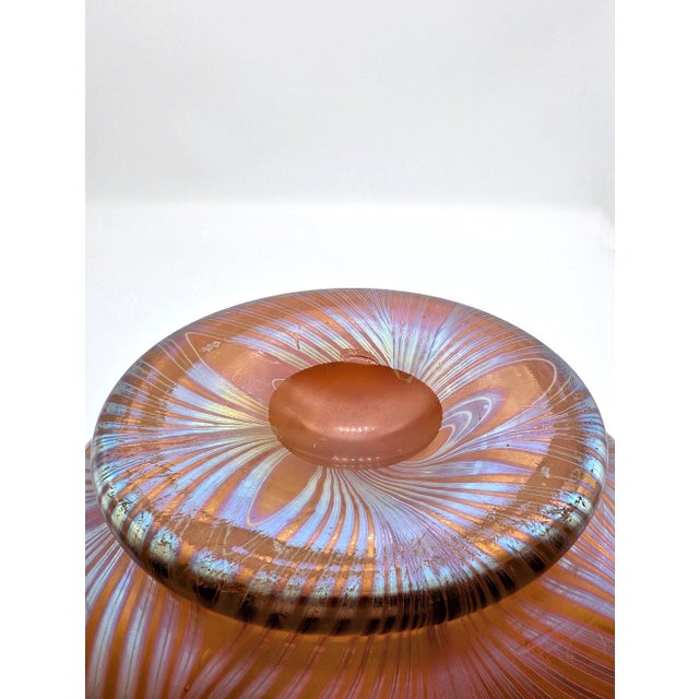Vintage Iridescent Vase by Johann Loetz Witwe, 1890s For Sale - Image 3 of 4