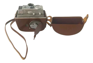 Agfa Vintage Made in Germany Movex 88l Leather Camera Case