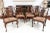 Early 20th Century Queen Anne Style Splat Back Burl Walnut Dining Chairs - Set of 10 For Sale - Image 10 of 11