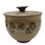 Late 20th Century Handmade Creek Studio Stoneware Covered Pot or Lidded Vessel With Abstract Impressions For Sale - Image 5 of 9