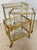 French Neoclassical Style Nesting Bar Carts With Glass Shelves, Maison Bagues For Sale In West Palm - Image 6 of 18