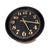 Black Designer Wall Clock, Hanson Ireland, 1990s. For Sale - Image 8 of 12