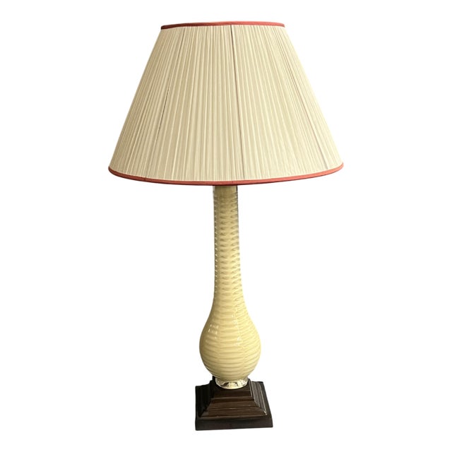 White Table Lamp For Sale