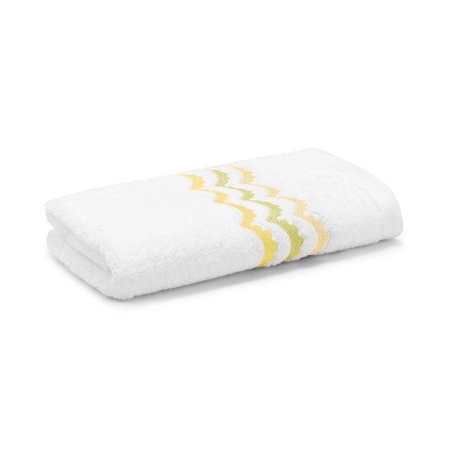 Hamburg House Celerie Kemble + Hamburg House Whimsical Lemon Scallop Towel Set - 3 Pieces For Sale - Image 4 of 6