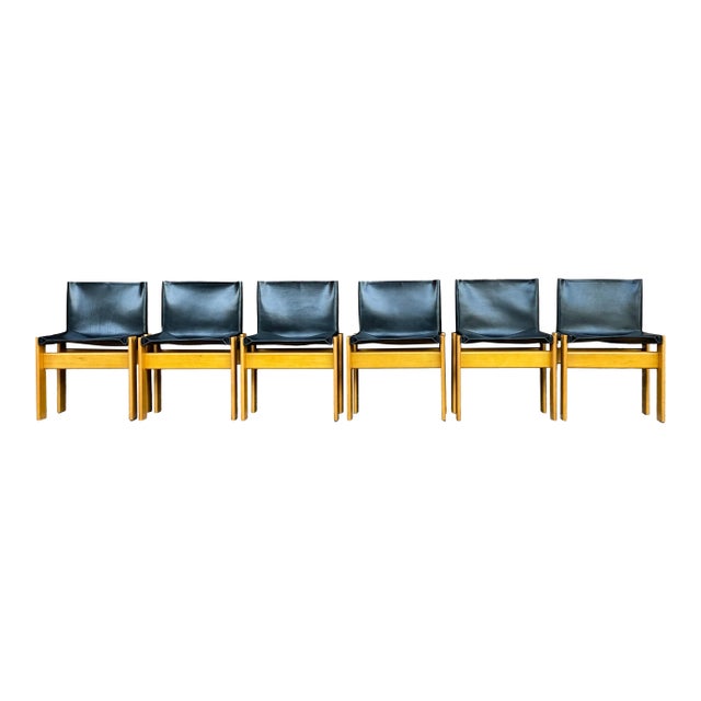 Monk Chairs by Afra & Tobia Scarpa for Molteni, 1973, Set of 8 For Sale - Image 11 of 11