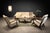 Designed in the 1950s, this armchair reflects the disciplined modernist sensibility associated with John Graz, a Swiss-...