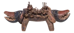 Kongo Nkisi Nkondi Kozo Figure