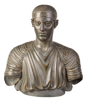 Bust of Heniokhos (Auriga), 19th Century, Plaster