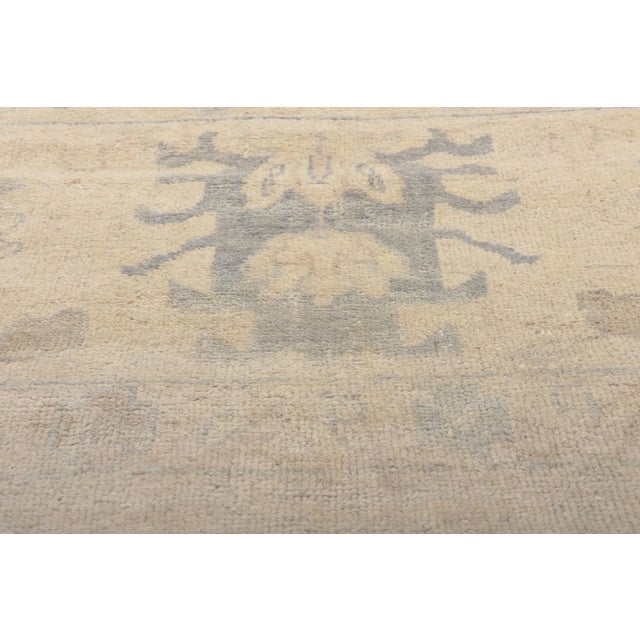 2010s Vintage Soft Color Oushak Rug - 11'10 X 14'11 For Sale - Image 5 of 10