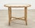 Wood Pair of Danny Ho Fong Organic Modern Rattan Marble Tables For Sale - Image 7 of 18