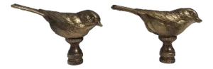Sparrow Finials - Pair