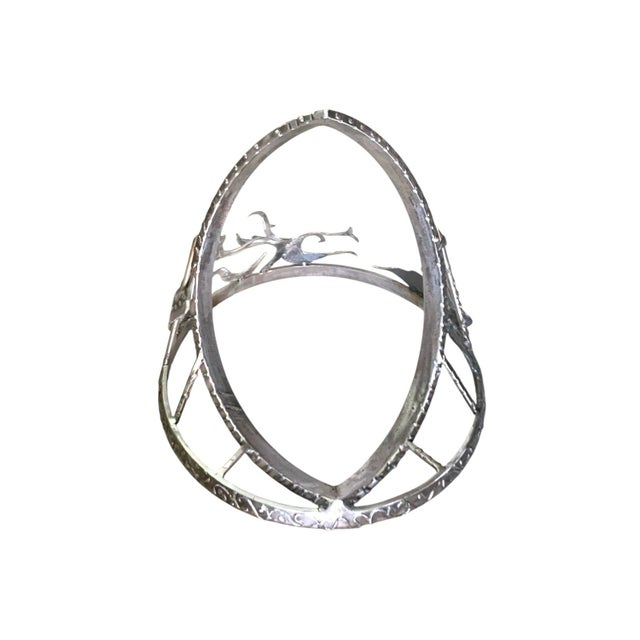 Early 21st Century Modern Industrial Metal Sea Turtle Sculpture on Display Base, Coastal, 29"w For Sale - Image 12 of 12