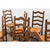 French Provincial 19th Century Set of 14 Ladder Back and Rush Seat Dining Chairs For Sale - Image 3 of 18