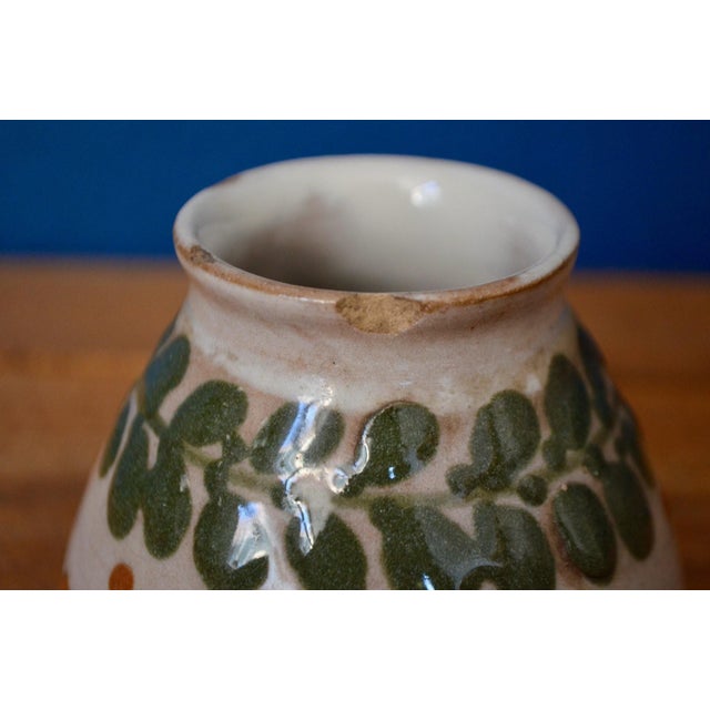 Small Glazed Terracotta Ceramic Vase by Léon Elchinger, 1890s For Sale - Image 6 of 8