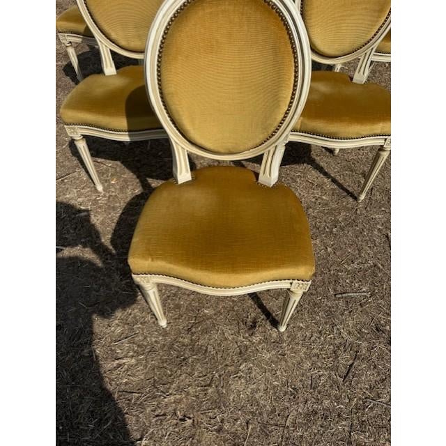 French 19th Century Louis XVl Dining Chairs - Set of 6 For Sale - Image 15 of 15