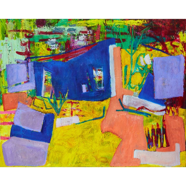 "Formentera House" - Original Oil Painting by Simon Findlay For Sale