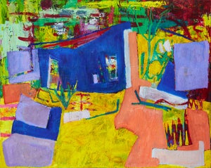 "Formentera House" - Original Oil Painting by Simon Findlay