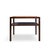 Mid 20th Century Edward Wormley for Dunbar Mid Century 2-Tier Burlwood and Mahogany Coffee Table For Sale - Image 5 of 10