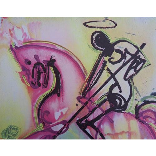 Salvador Dali, The Horses, Saint George, Signed Lithograph For Sale - Image 4 of 7