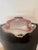 Mid-Century Modern Vintage Murano Pink and Opalescent Glass Bowl Catchall For Sale - Image 3 of 12