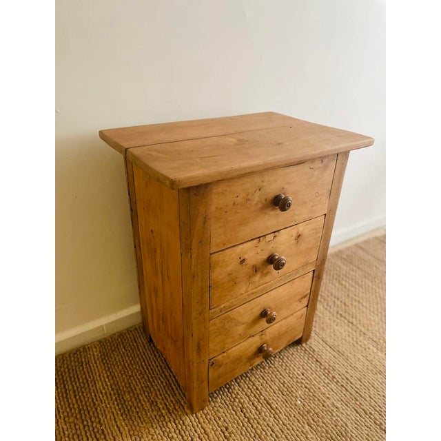 Brown Small French Chest of Drawers For Sale - Image 8 of 10
