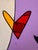 Red “The Kiss” Pop Art Acrylic on Canvas, in the Style of Romero Britto, 36” X 48 For Sale - Image 8 of 9